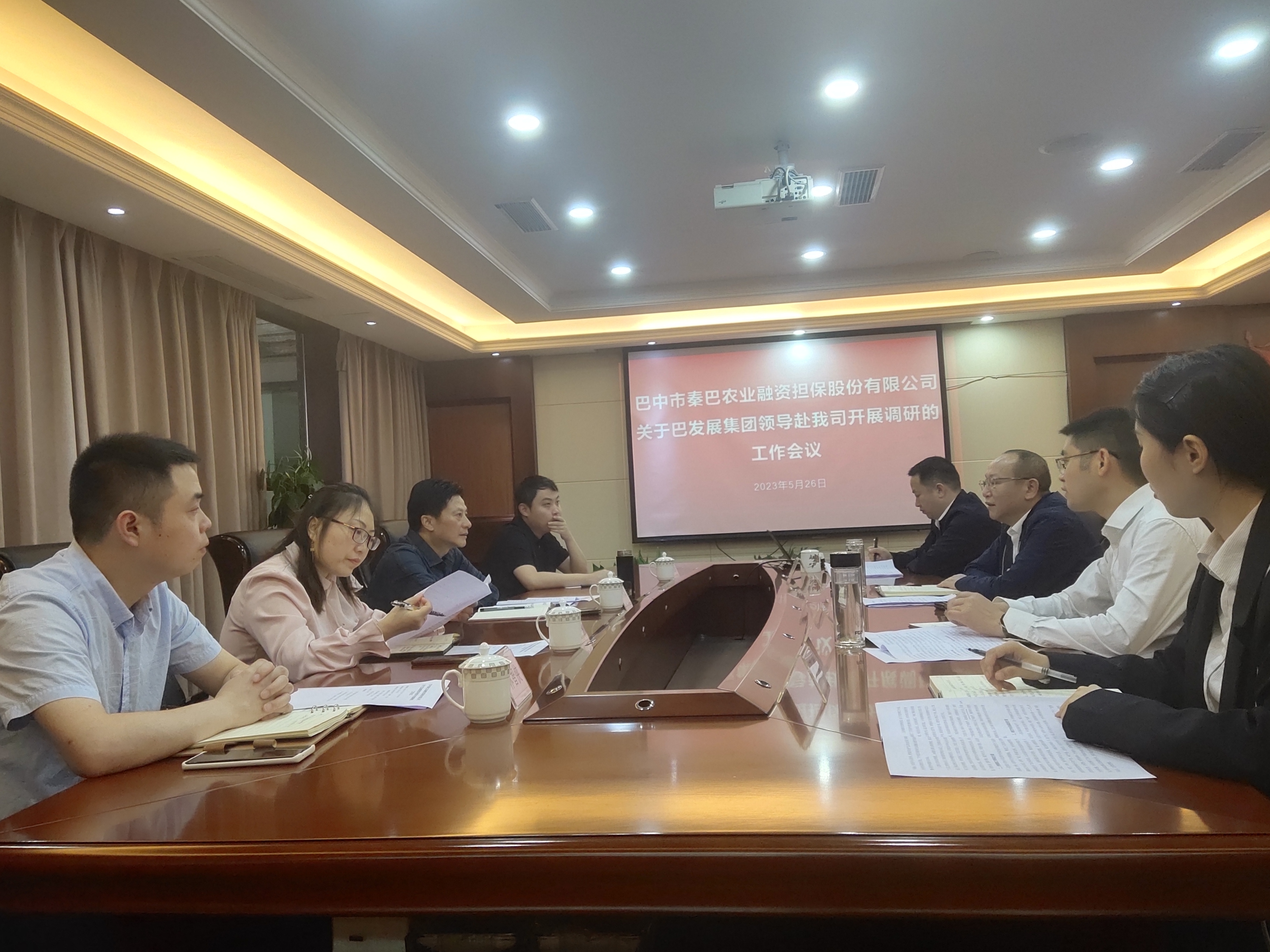 集團黨委書記、董事長許大政一行赴秦巴農(nóng)擔公司開展調(diào)研
